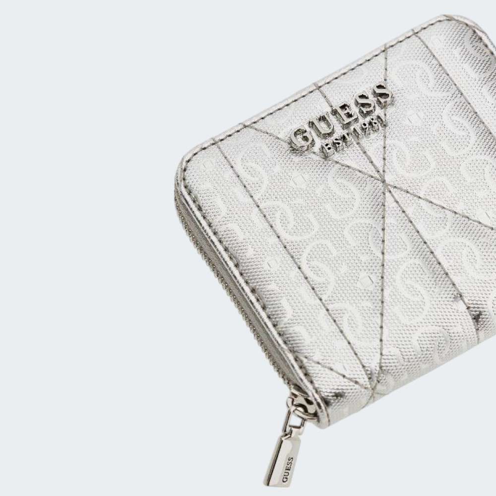 CARTEIRA GUESS ALDINA SMALL SILVER