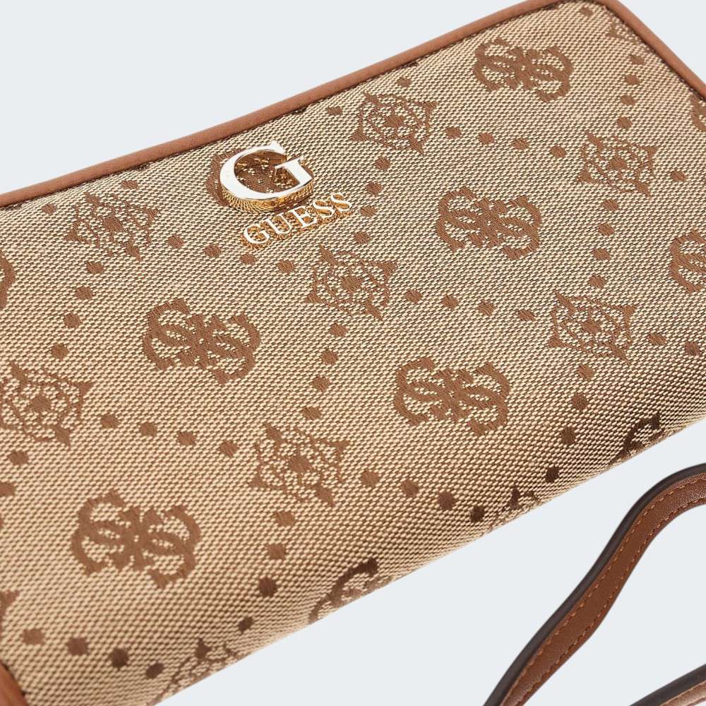 CARTEIRA GUESS NEDA LATTE LOGO