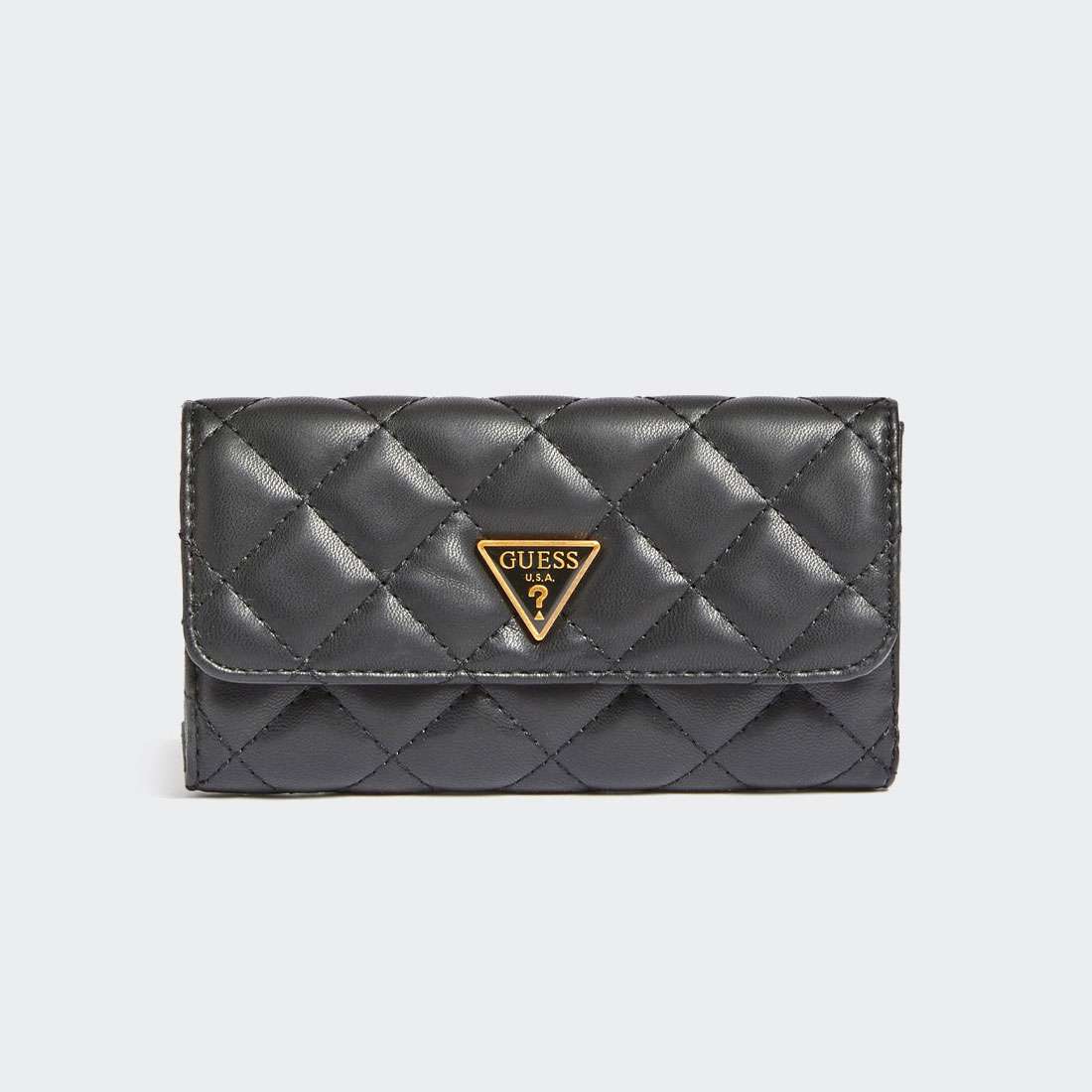 CARTEIRA GUESS CESSILY SLG POCKET TRIFOLD BLACK