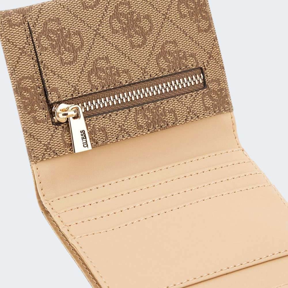 CARTEIRA GUESS LAUREL SLG LATTE LOGO