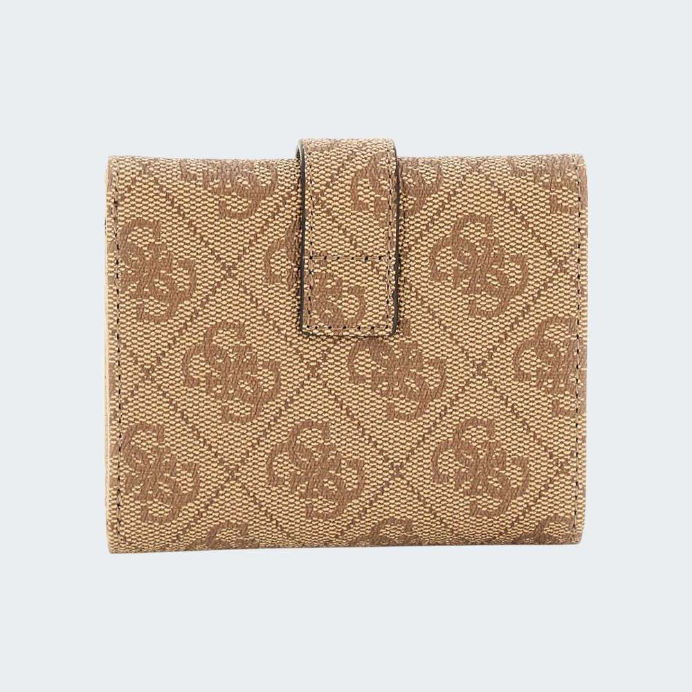 CARTEIRA GUESS LAUREL SLG LATTE LOGO