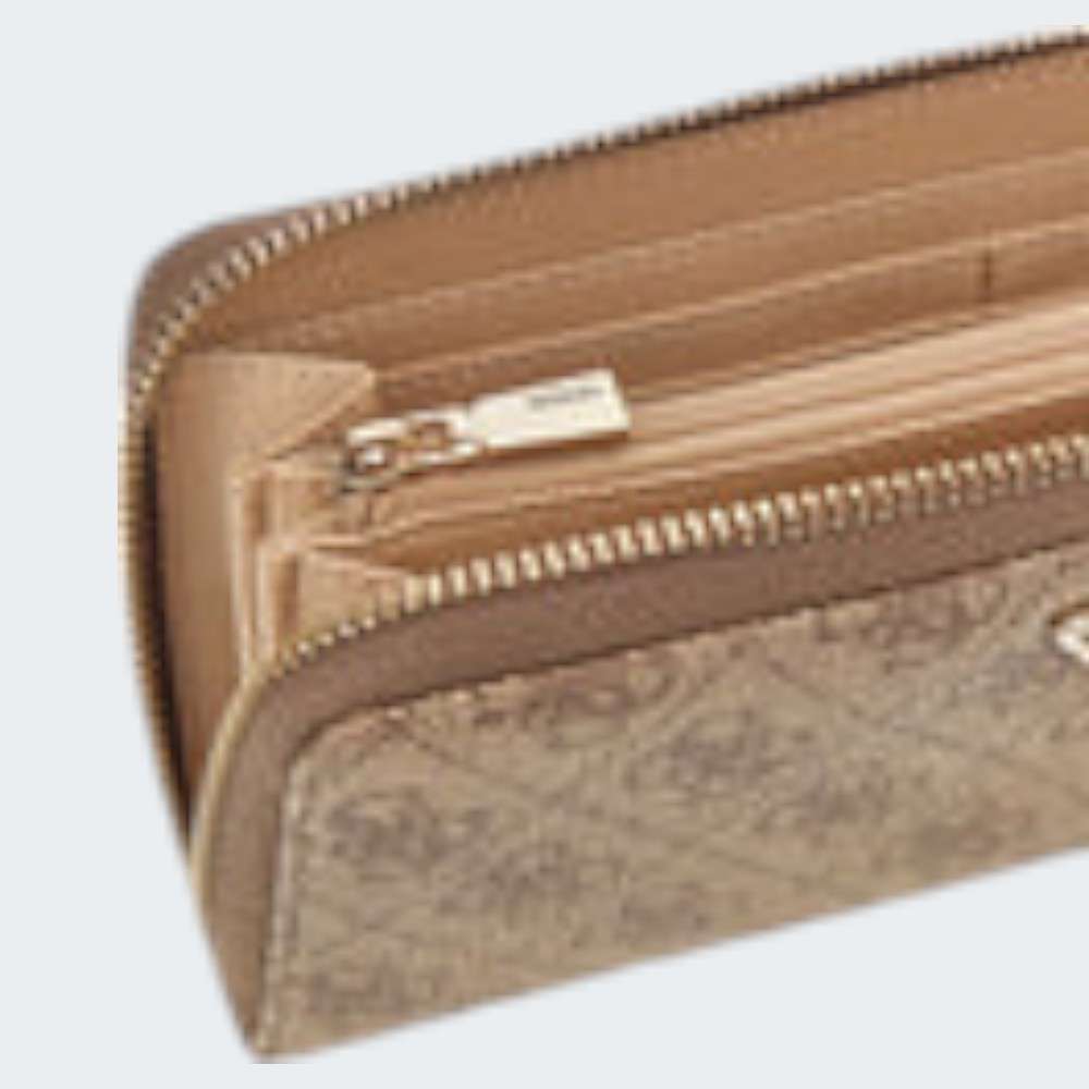 CARTEIRA GUESS LAUREL II SLG LATTE LOGO