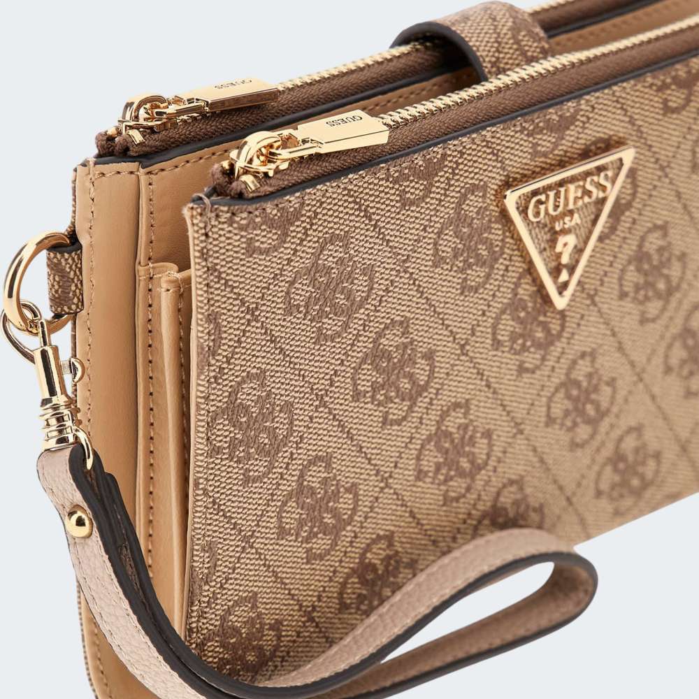 CARTEIRA GUESS LAUREL II SLG DBL ZIP ORGNZR