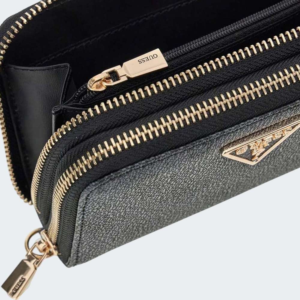 CARTEIRA GUESS LAURELL II SLG MED DOUBLE ZIP