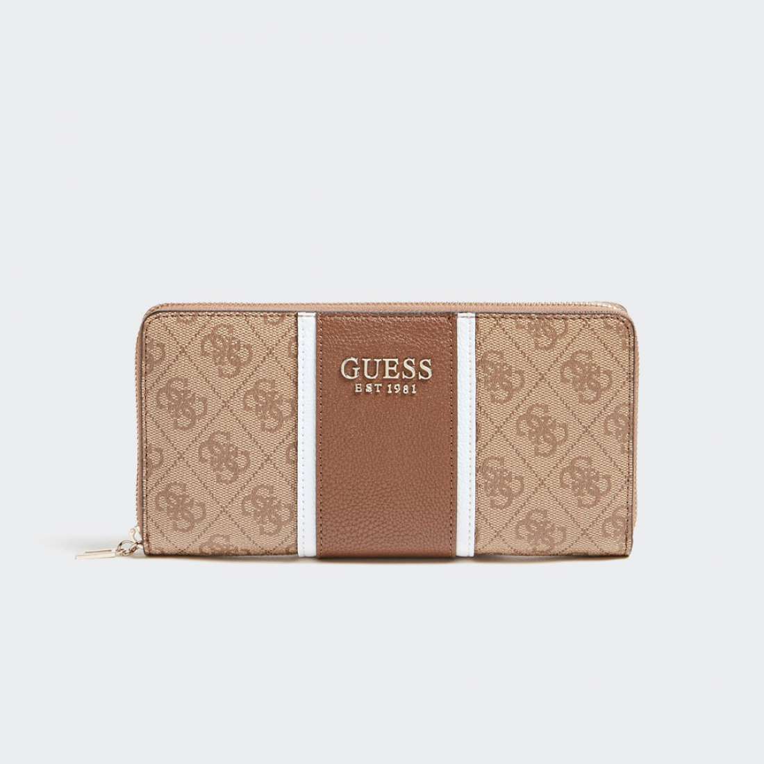 CARTEIRA GUESS CATHLEEN SLG CHEQUE ORGANIZER BROWN