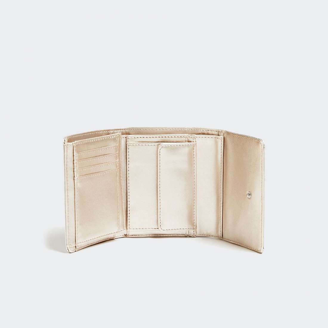CARTEIRA GUESS KAYLYN SLG SMALL TRIFOLD SILVER