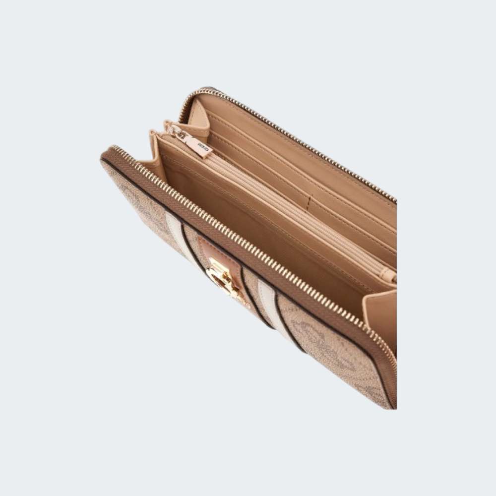 CARTEIRA GUESS ERENIA SLG LARGE ZIP AROUND