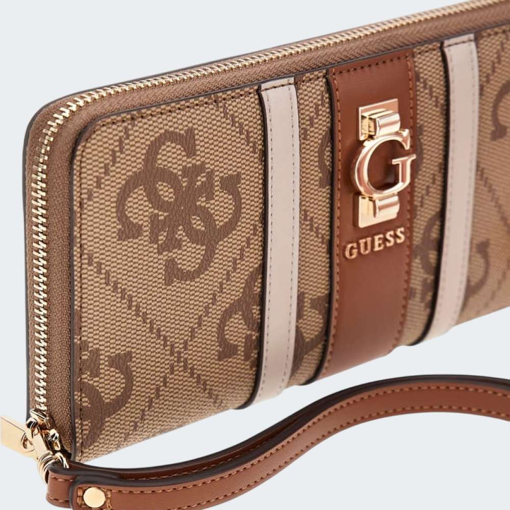 CARTEIRA GUESS ERENIA SLG LARGE ZIP AROUND