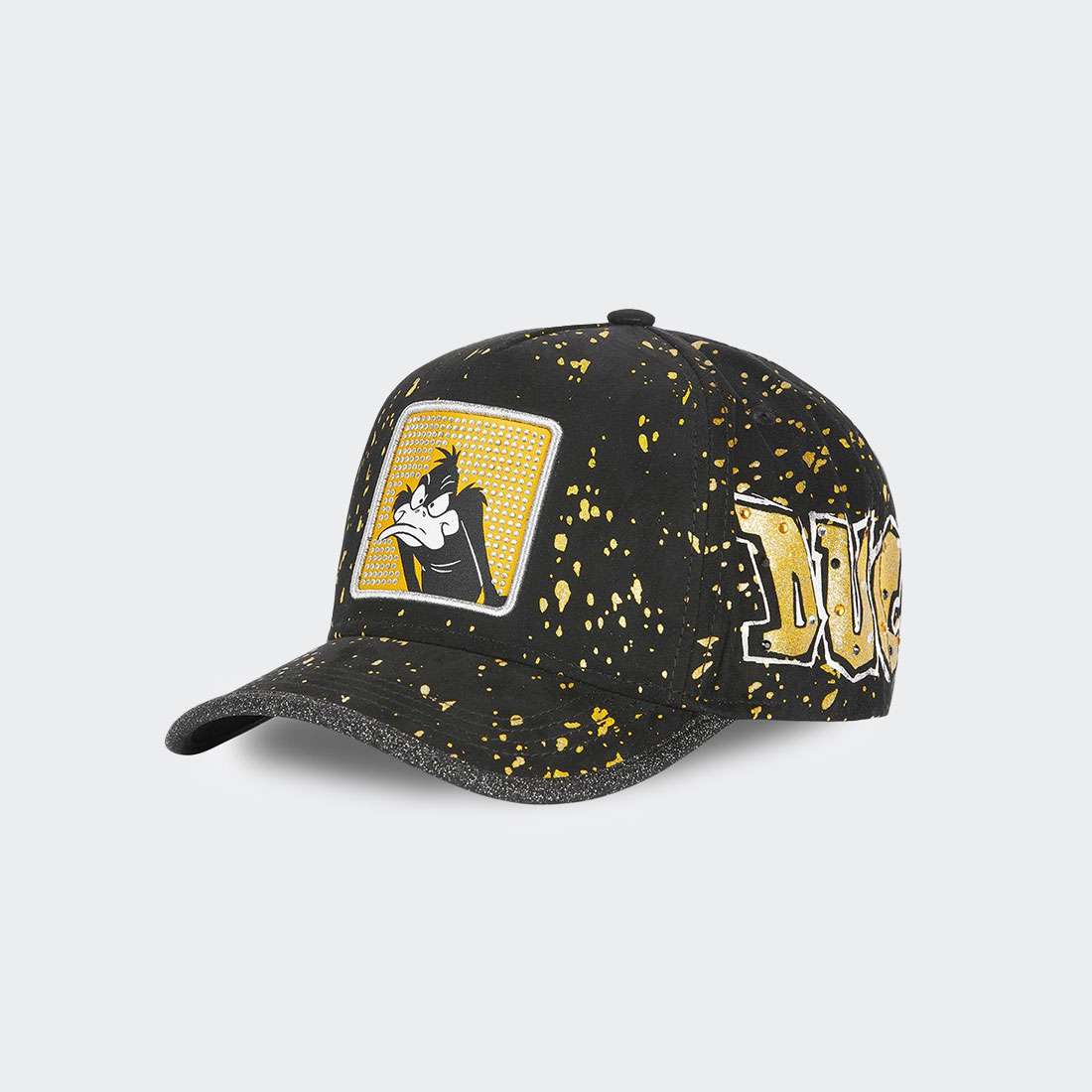 BONÉ CAPSLAB DAFFY DUCK BLACK/YELLOW