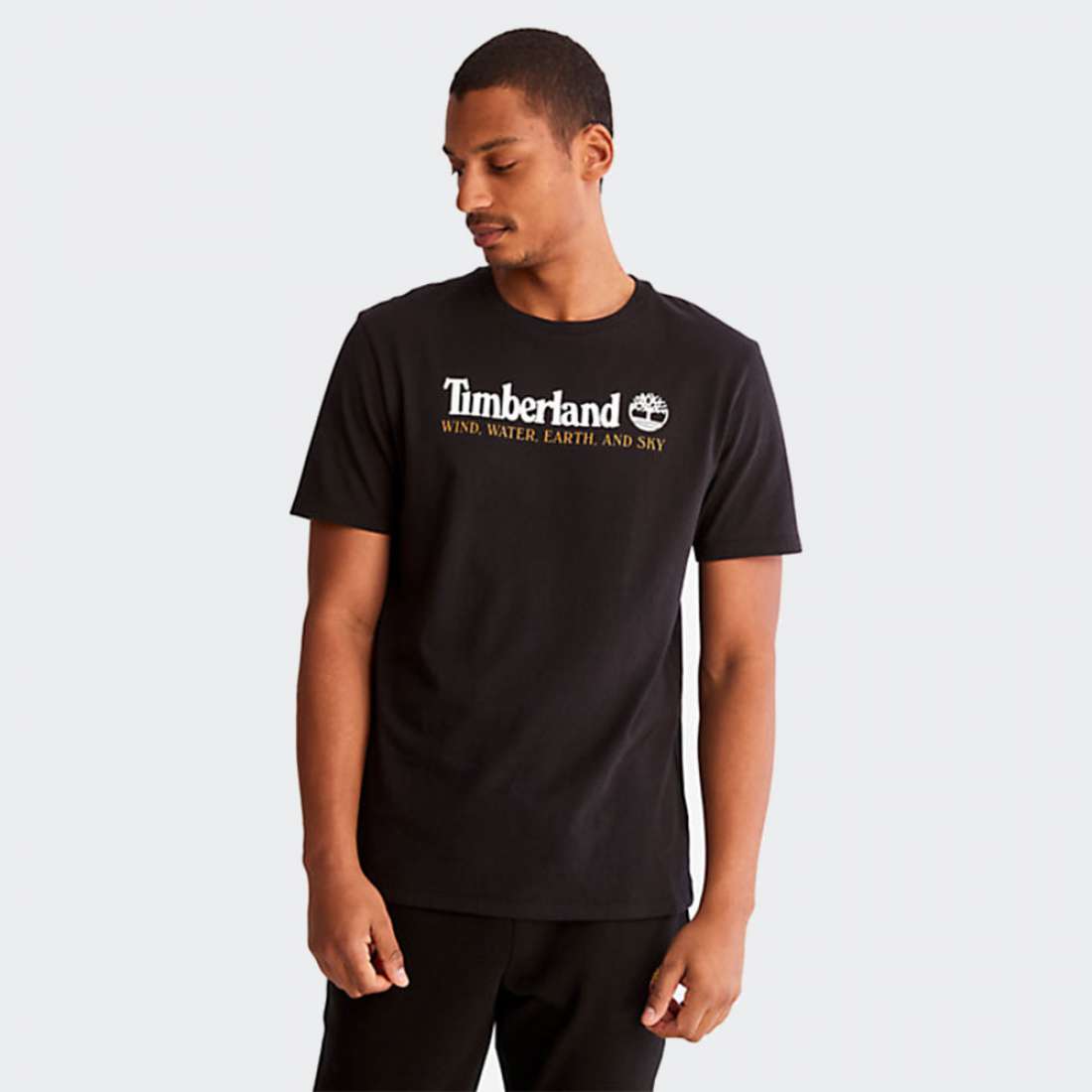 T-SHIRT TIMBERLAND WIND, WATER, EARTH AND SKY BLACK