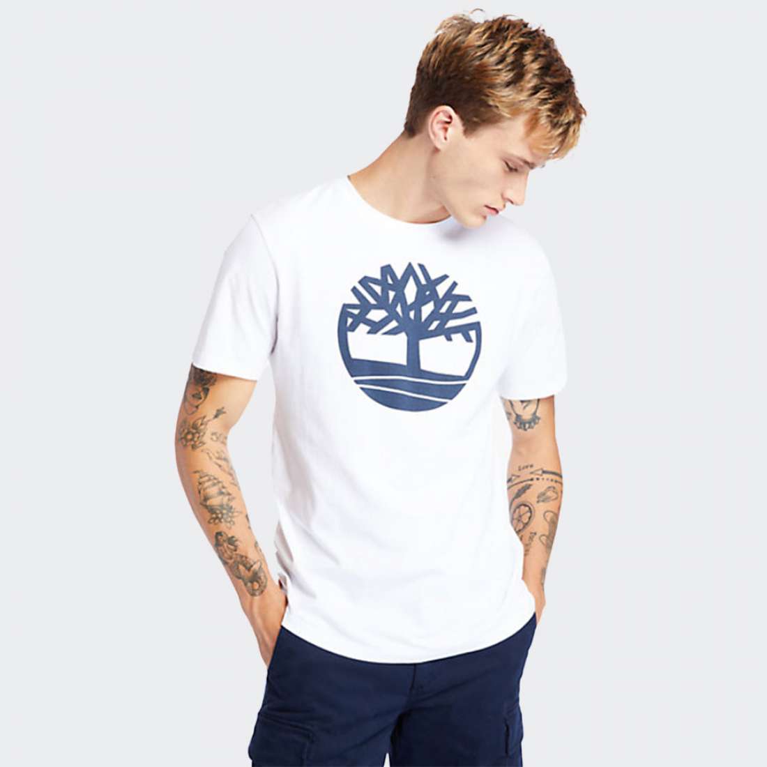 T-SHIRT TIMBERLAND KENNEBEC RIVER WHITE