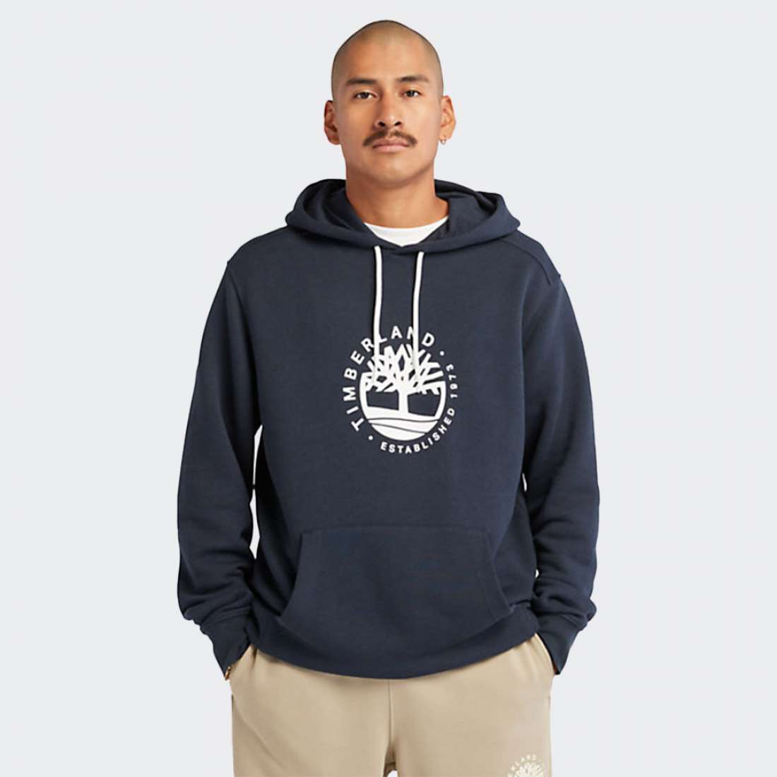 HOODIE TIMBERLAND REFIBRA DARK SAPHIRE