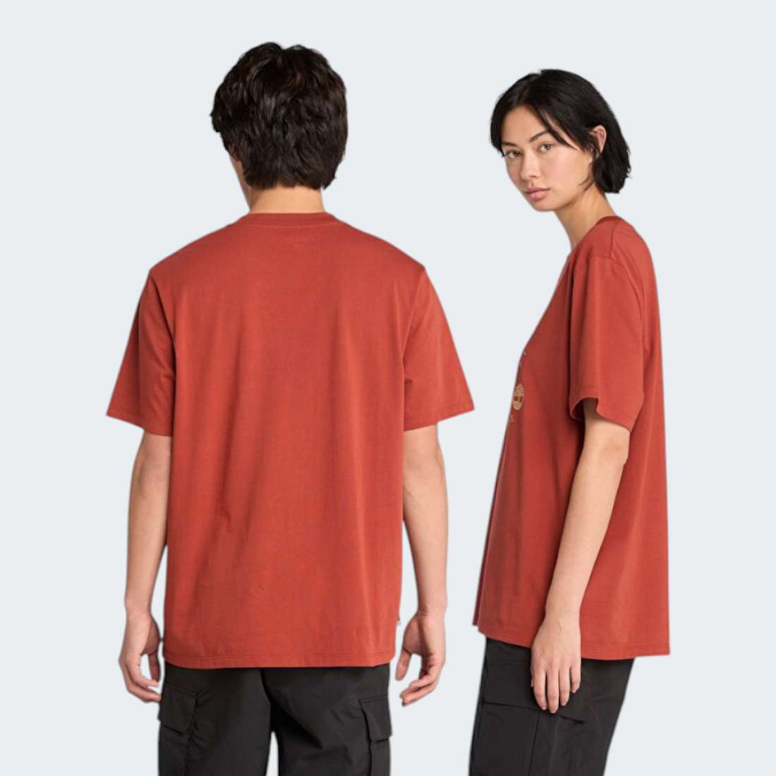 TSHIRT TIMBERLAND FRONT BOOT GRAPHIC DARK RED