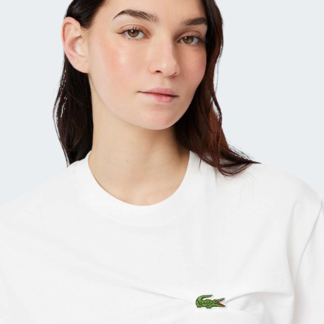T-SHIRT LACOSTE W WHITE