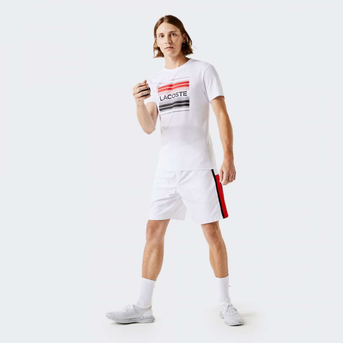 T-SHIRT LACOSTE TH085100 BLANC