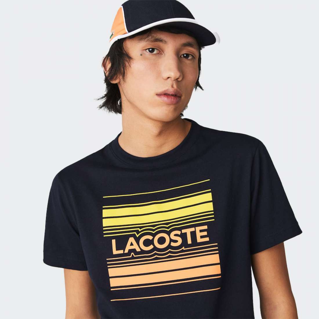 T-SHIRT LACOSTE TH085100 MARINE