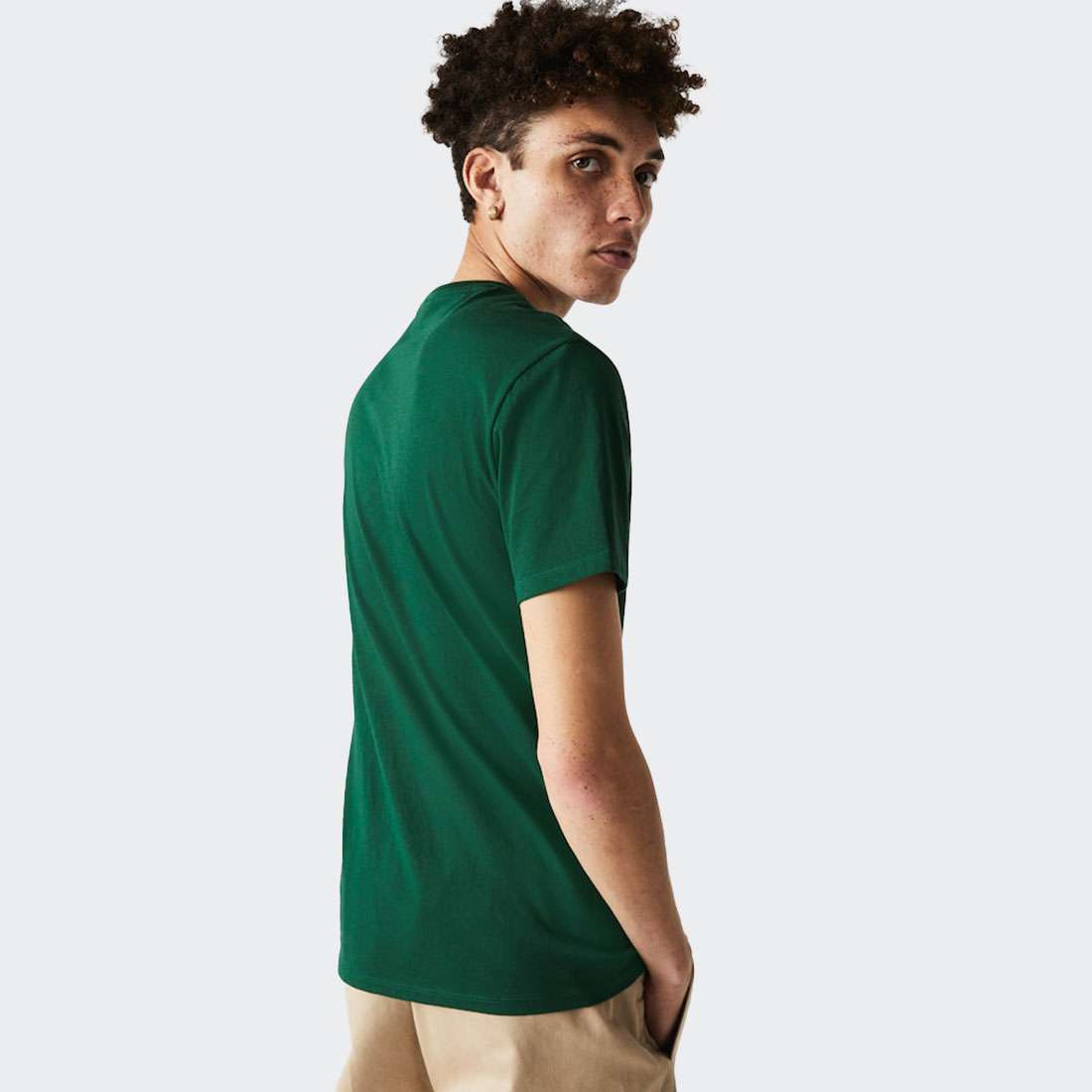 TSHIRT LACOSTE SPORT VERT