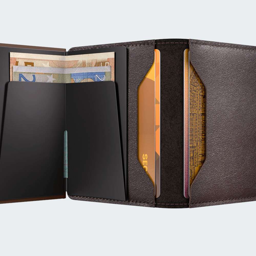 CARTEIRA SECRID TWINWALLET ORIGINAL CHOCOLATE