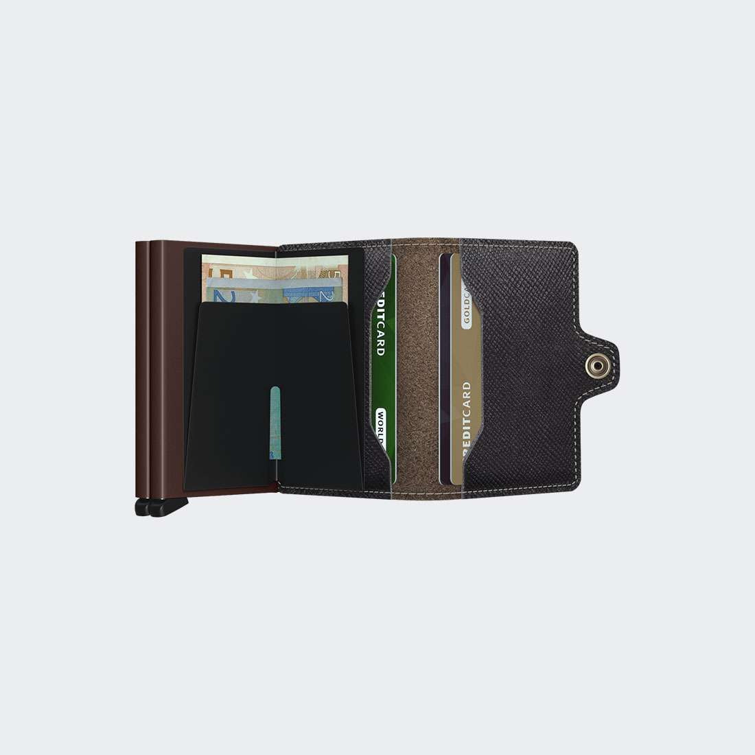 CARTEIRA SECRID TWINWALLET BROWN