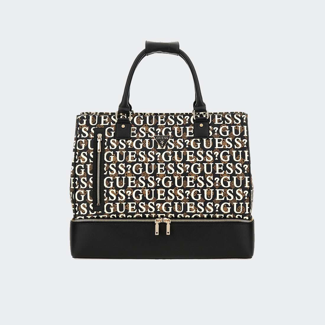 MALA GUESS STARK TOTE BROWN MULTI