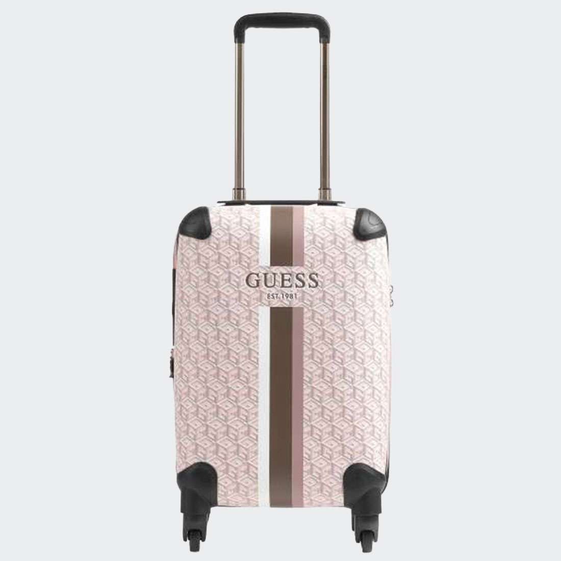 TROLLEY GUESS WILDER 18 PALE ROSE LOGO