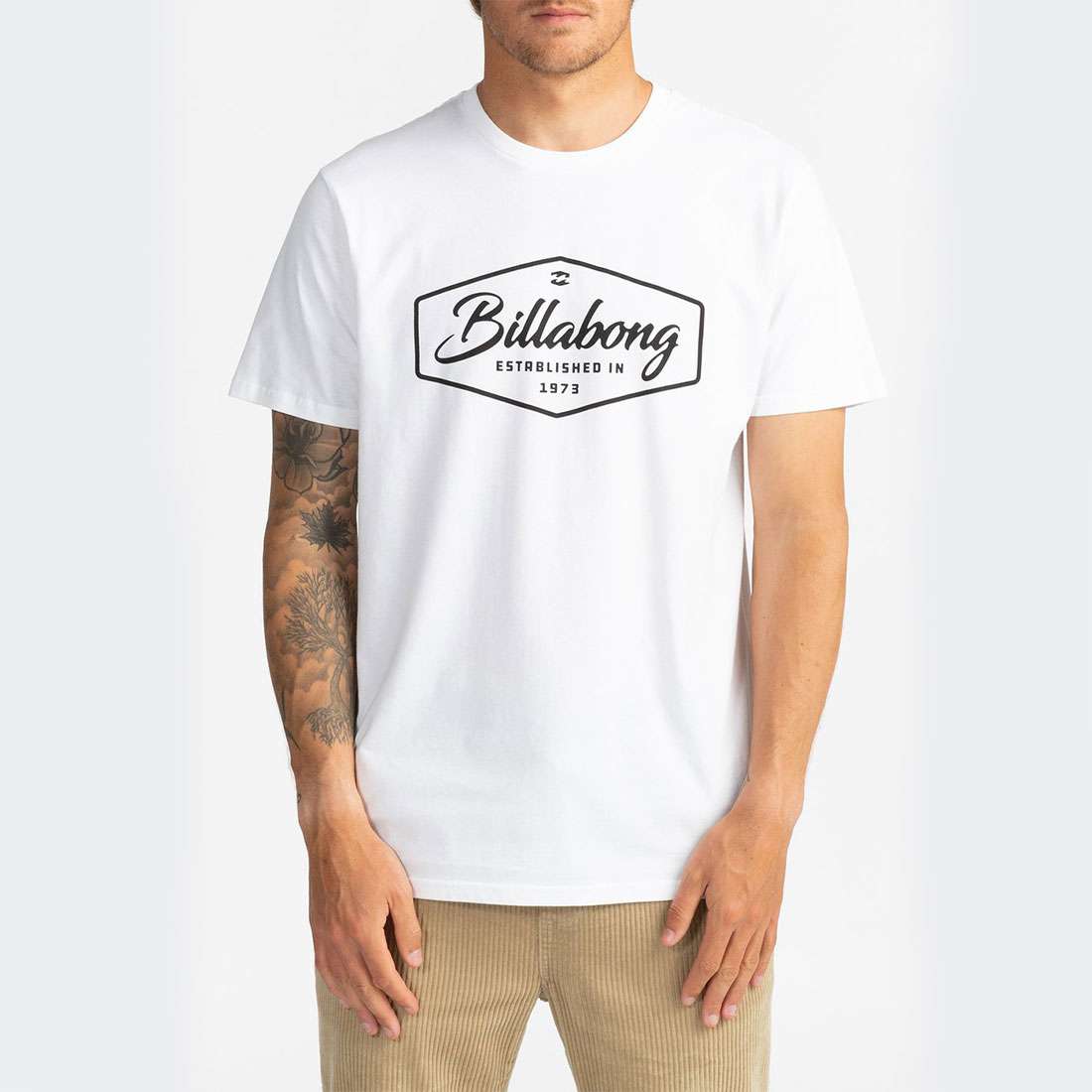 T-SHIRT BILLABONG TRADEMARK SS WHITE