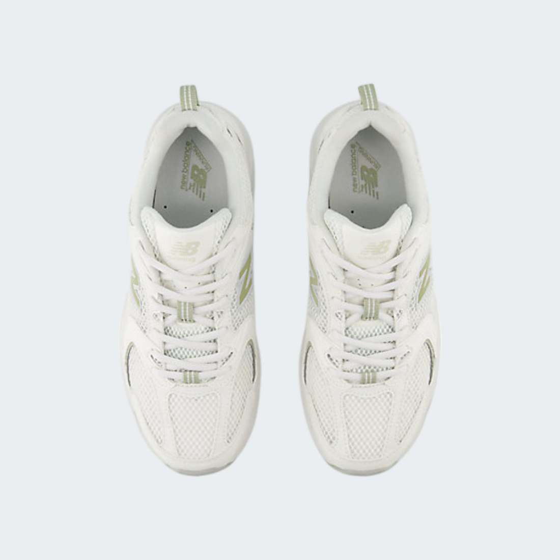 NEW BALANCE 530 SEA SALT WHITE/GREEN