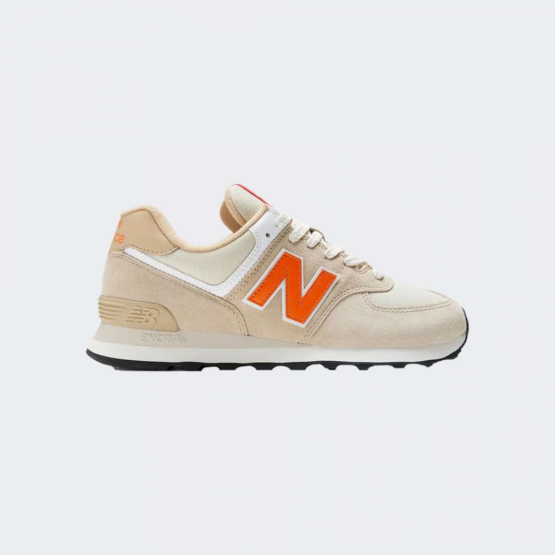 NEW BALANCE 574 BONE/ORANGE