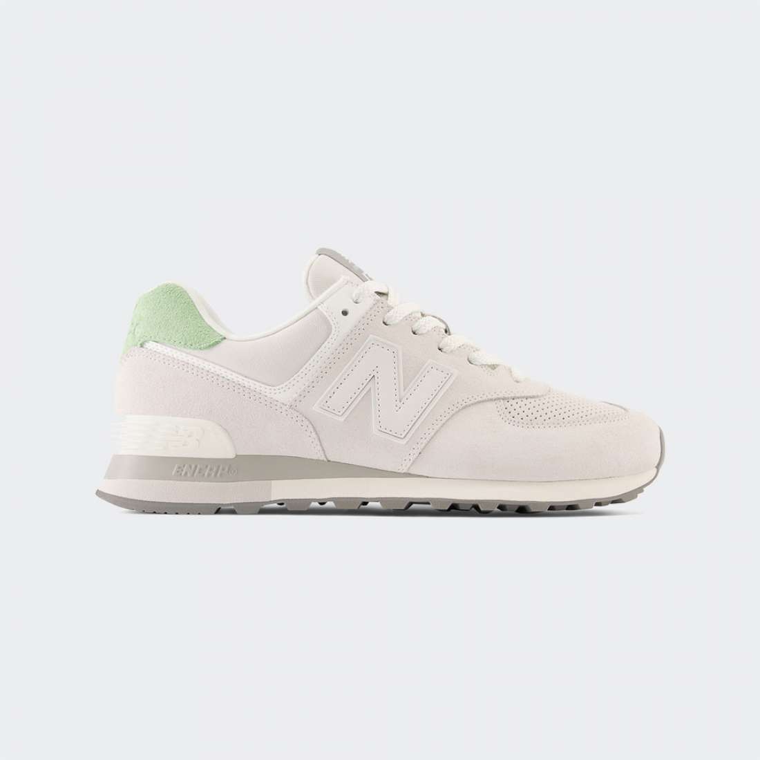 NEW BALANCE 574 OFF WHITE/GREEN