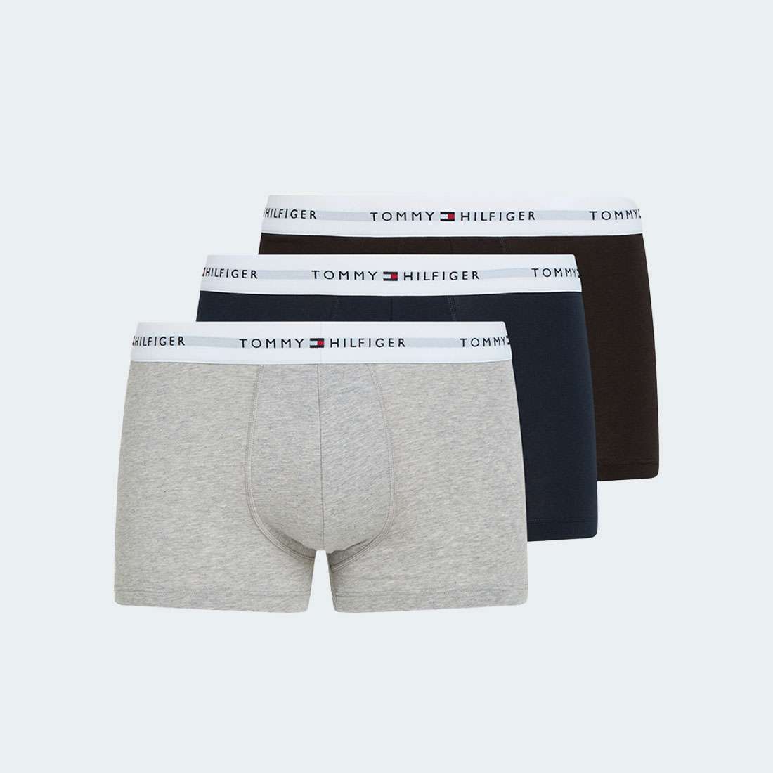 PACK 3 BOXERS TOMMY HILFIGER UM0UM02761 DES SKY/BLACK/GREY HTR