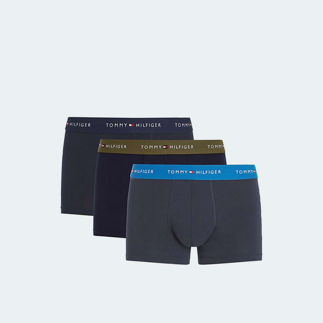 Grupo Lpoint® - Pack 3 Boxers Tommy Hilfiger Essential Logo Desert Sky/deep  Indigo/pu Um0um02763-0su