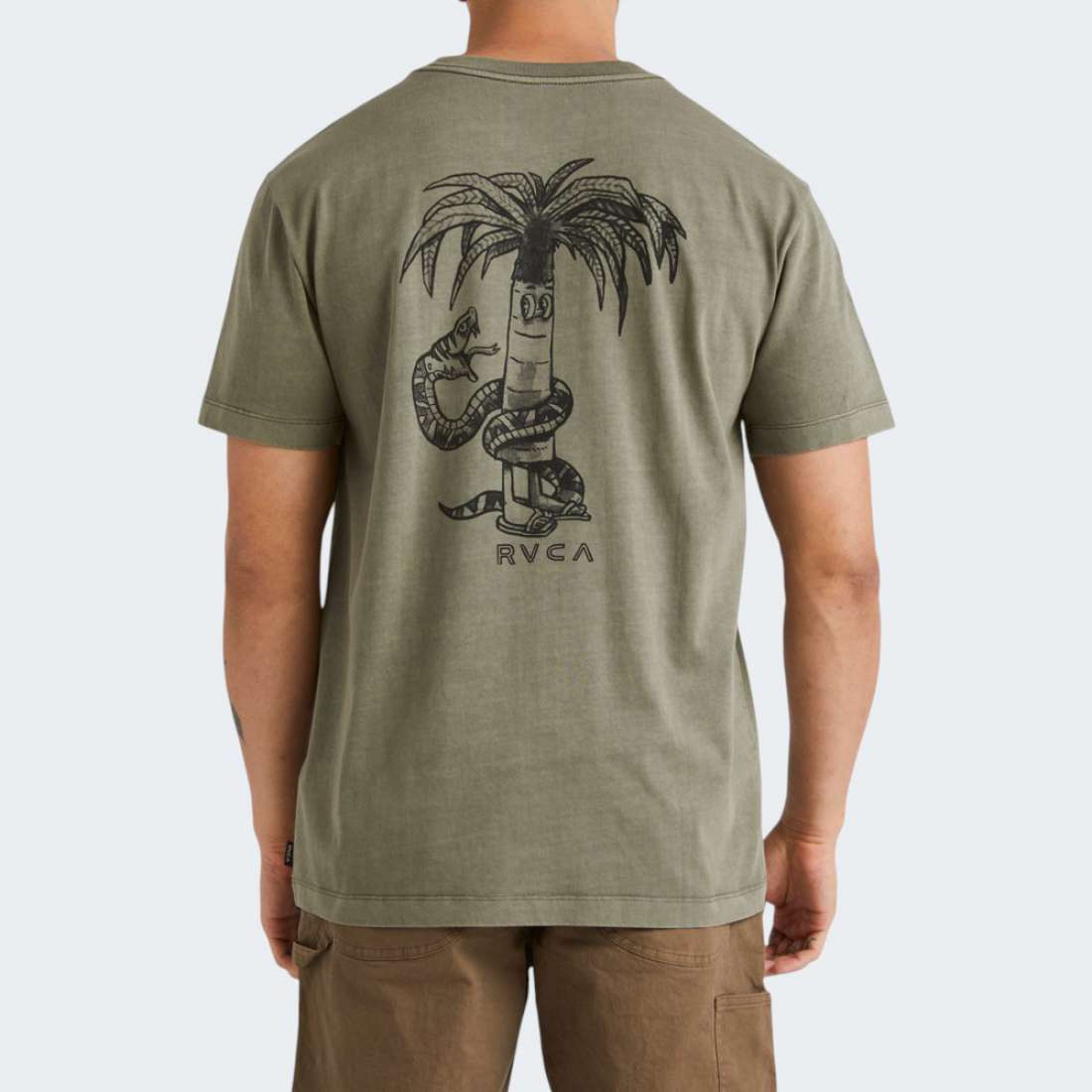 TSHIRT RVCA POMMIER OLIVE