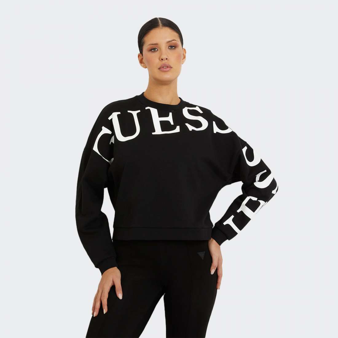 SWEATSHIRT GUESS GIULLIA JBLK