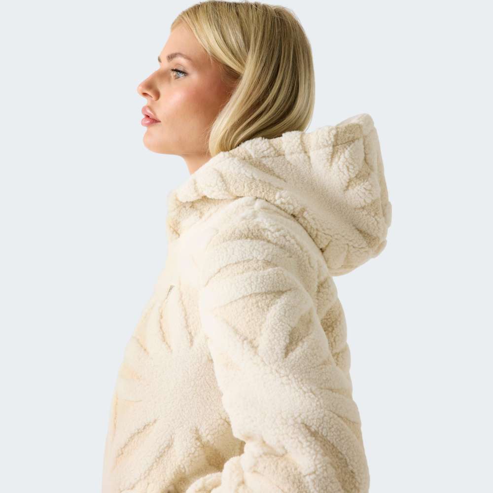 CASACO GUESS JACQUARD SHERPA FULL ZIP