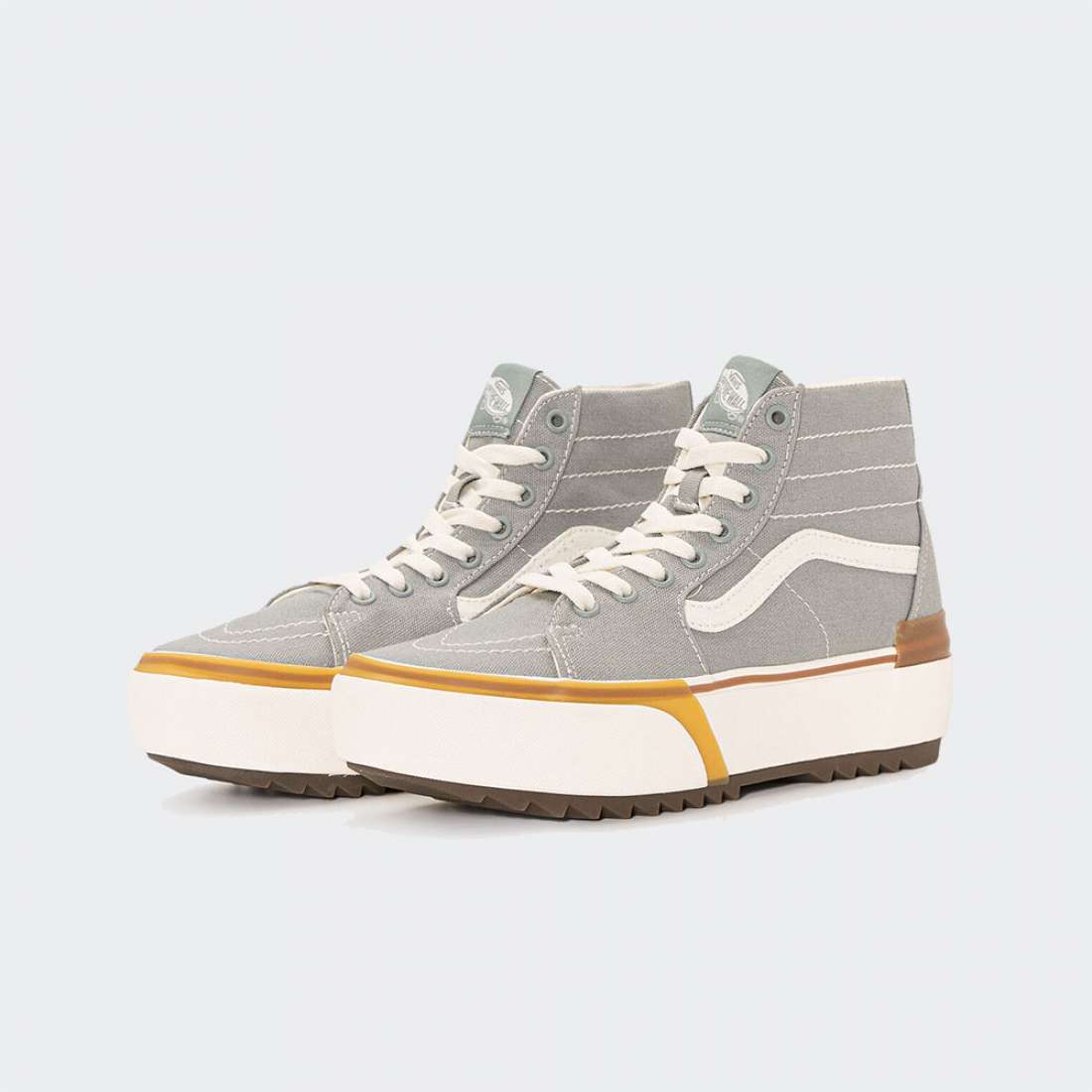 VANS SK8-HI TAPERED STACKED CANVAS/GREEN/MILIEU