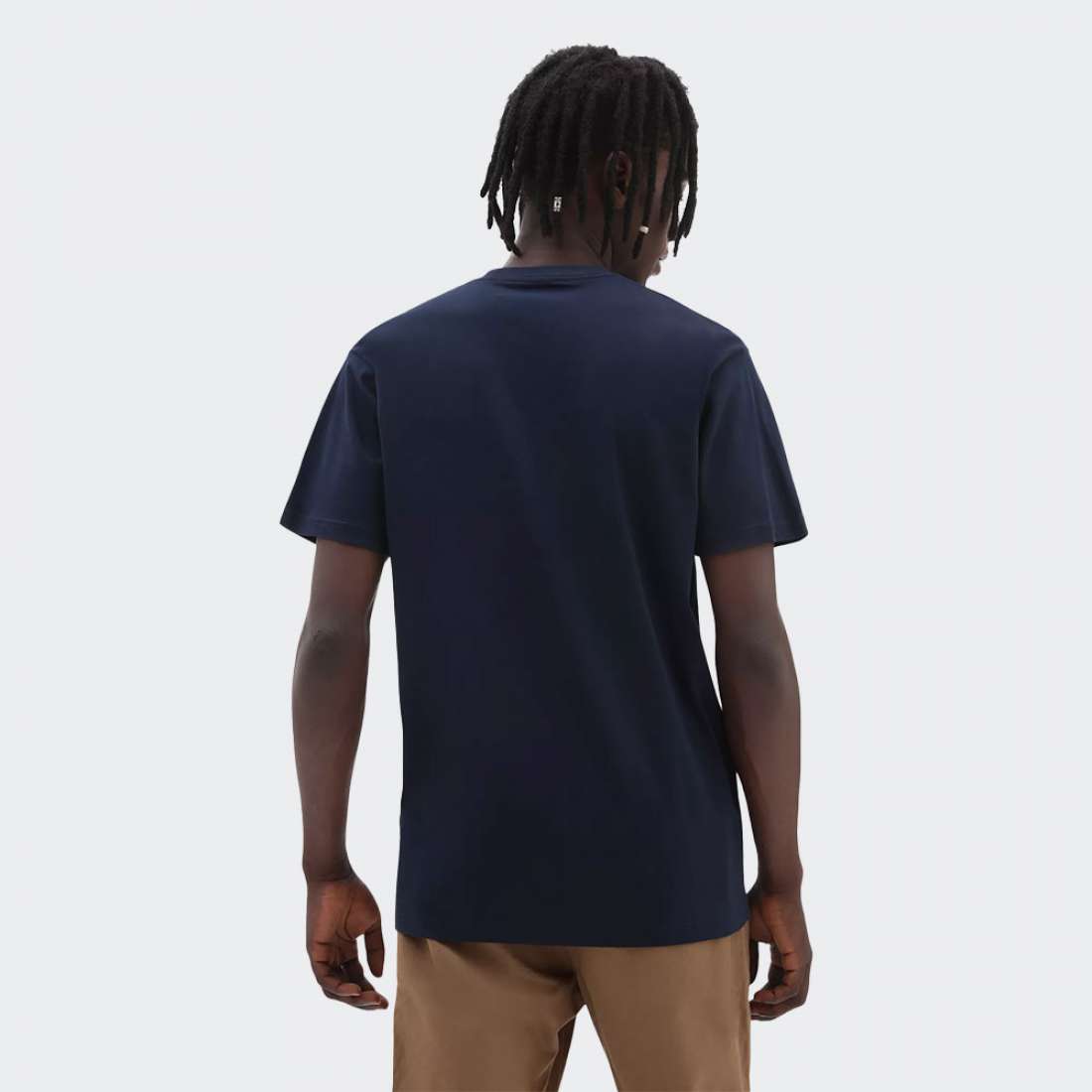 TSHIRT VANS CENTER SIDESTRIPE NAVY