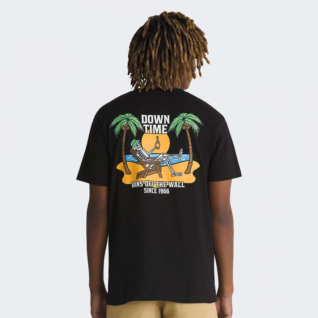 TSHIRT VANS DOWN TIME BLACK