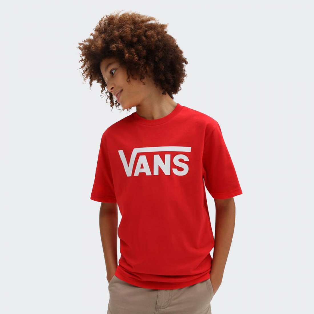 TSHIRT VANS CLASSIC K TRUE RED/WHITE