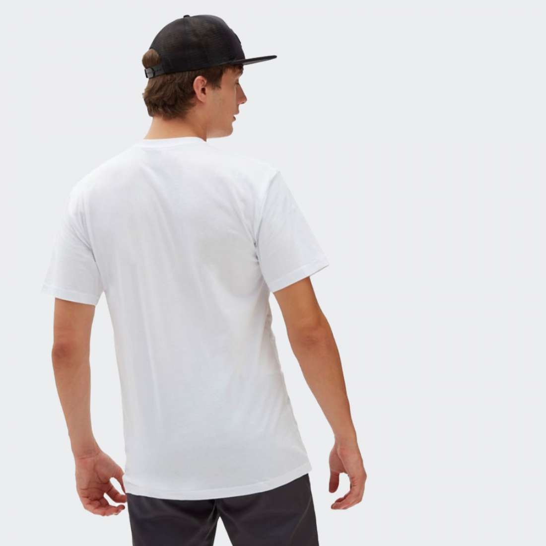 TSHIRT VANS LEFT CHEST LOGO WHITE/BLACK