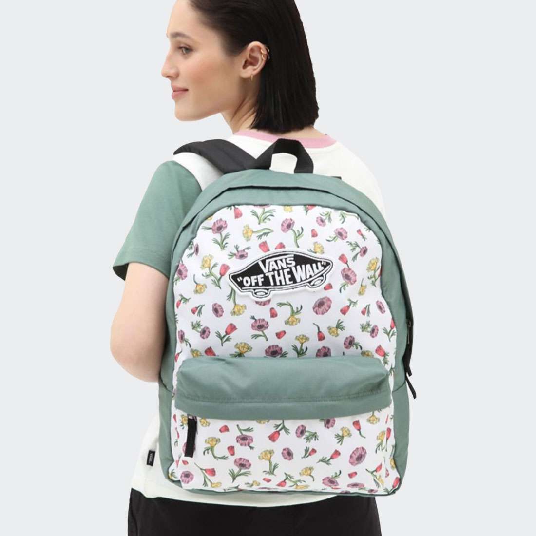 MOCHILA VANS REALM WHT/MA