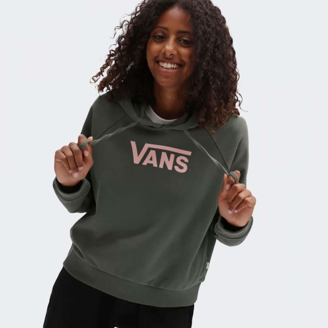 HOODIE VANS FLYING V FT BOXY DGREEN