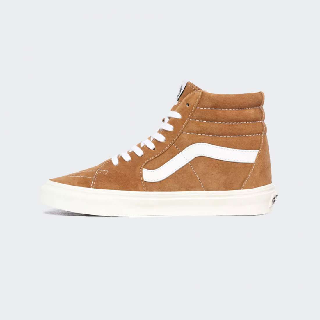 VANS SK8-HI PIG SUEDE BROWN SUGAR/SNOW WHITE