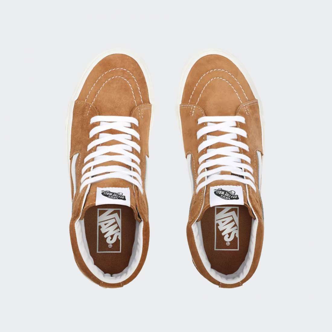 VANS SK8-HI PIG SUEDE BROWN SUGAR/SNOW WHITE