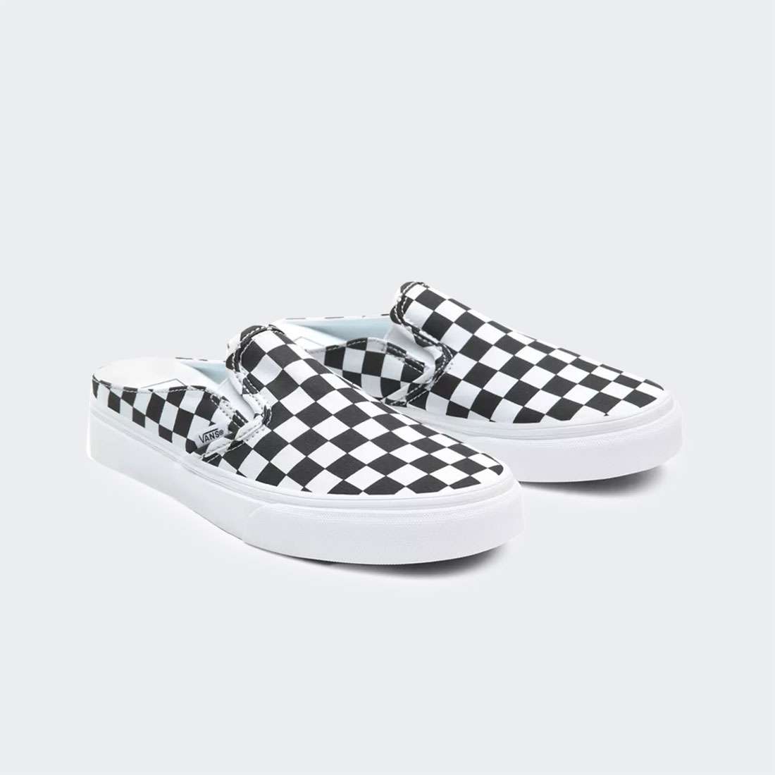 MULES VANS SLIP-ON CHECKERBOARD