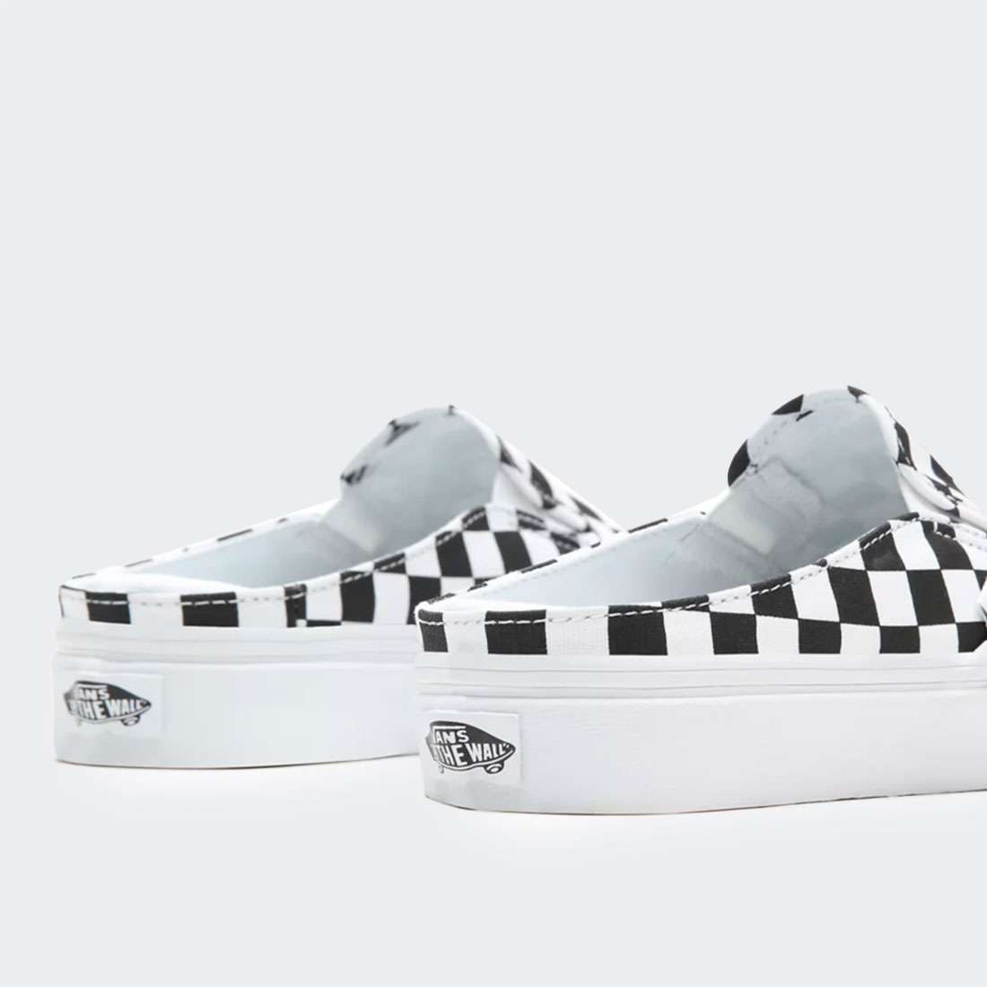 MULES VANS SLIP-ON CHECKERBOARD