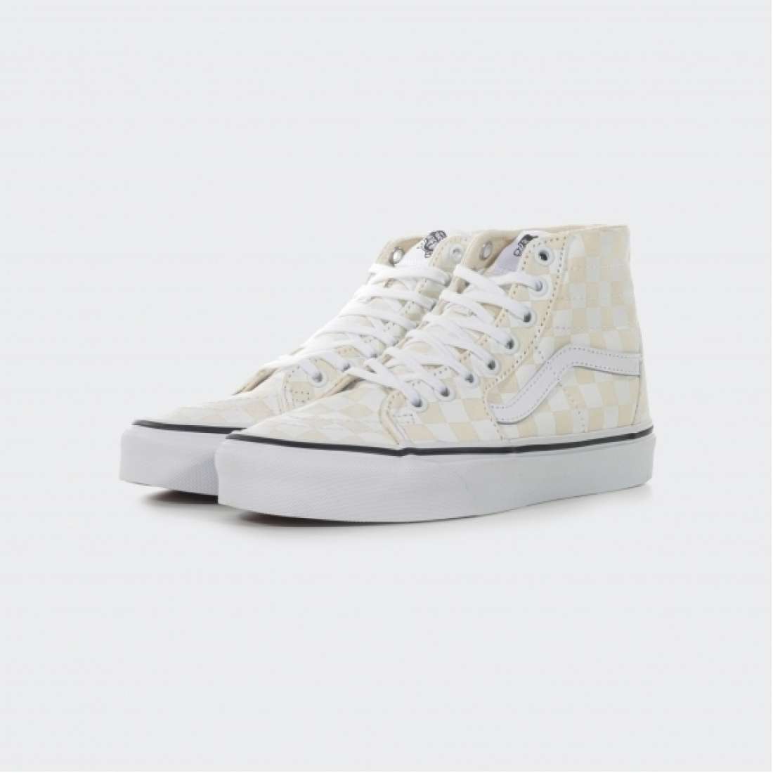 BOTAS VANS CHECKERBOARD SK8-HI TAPERED WHITE