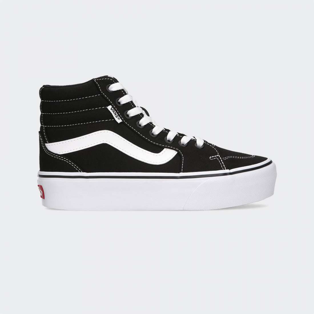 VANS FILMORE HI PLATFORM BLACK/WHITE