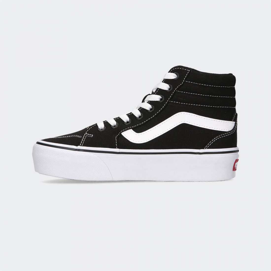 VANS FILMORE HI PLATFORM BLACK/WHITE