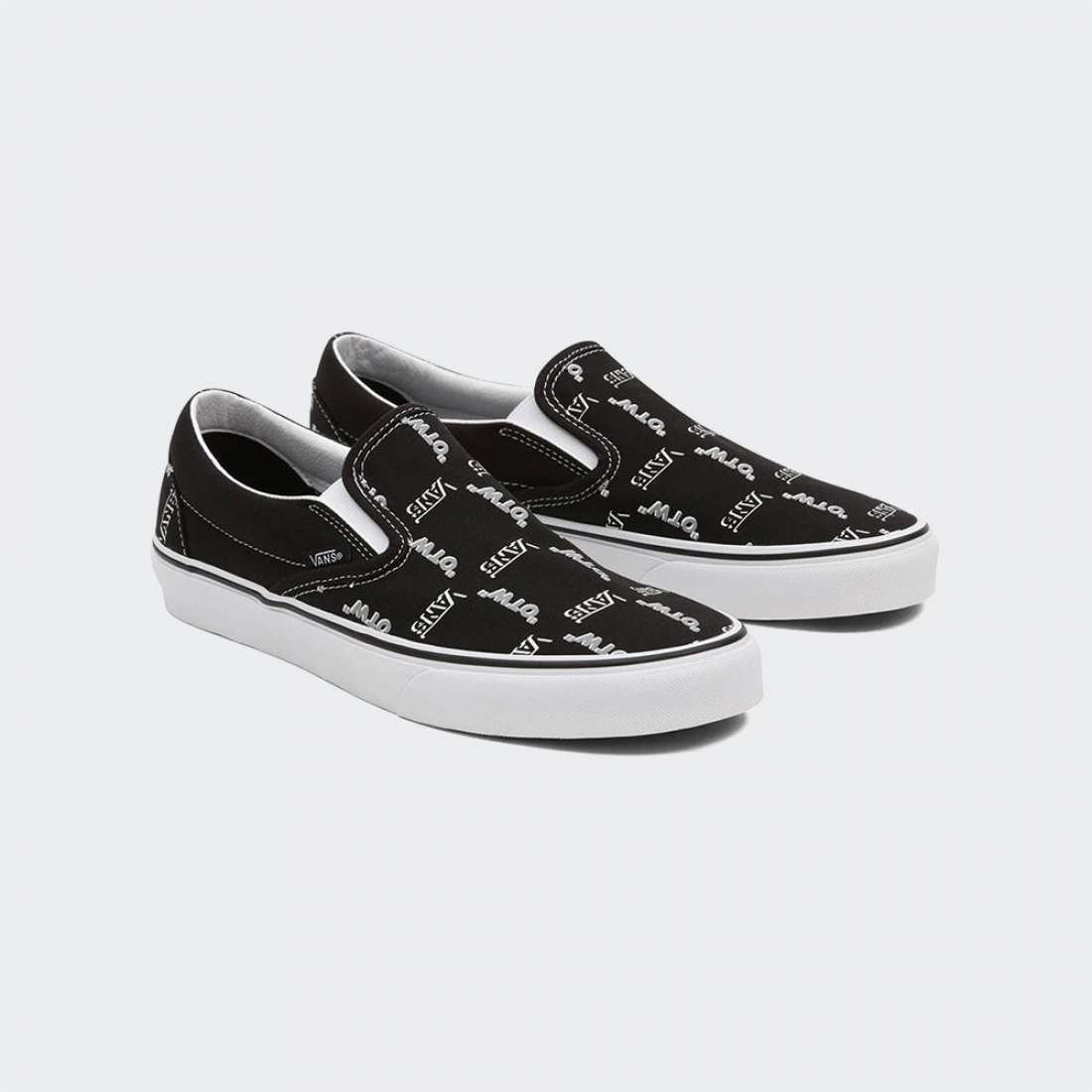 VANS SLIP-ON BLACK/TRUE WHITE