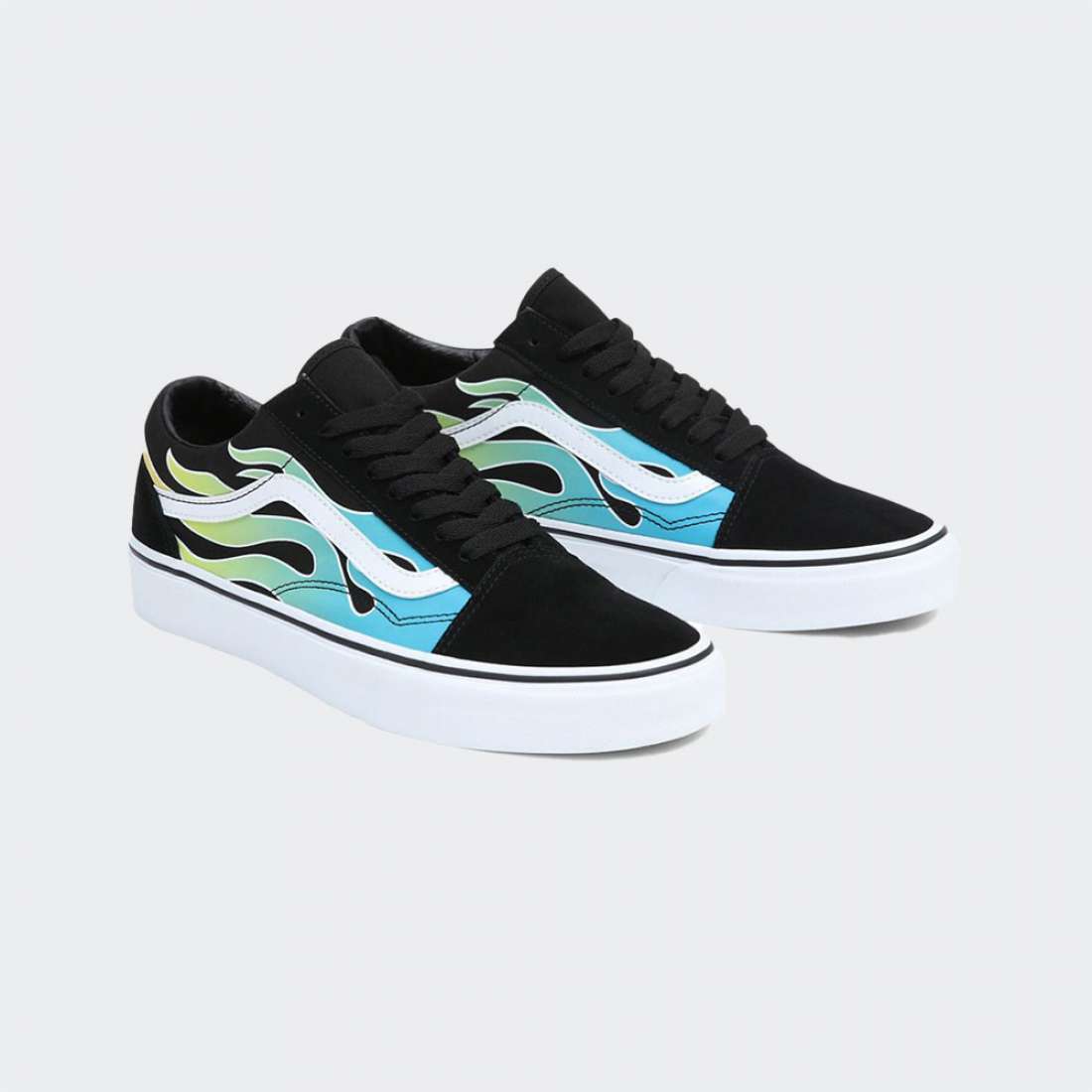 VANS UA OLD SKOOL FLOW FLAME BLACK/WHITE